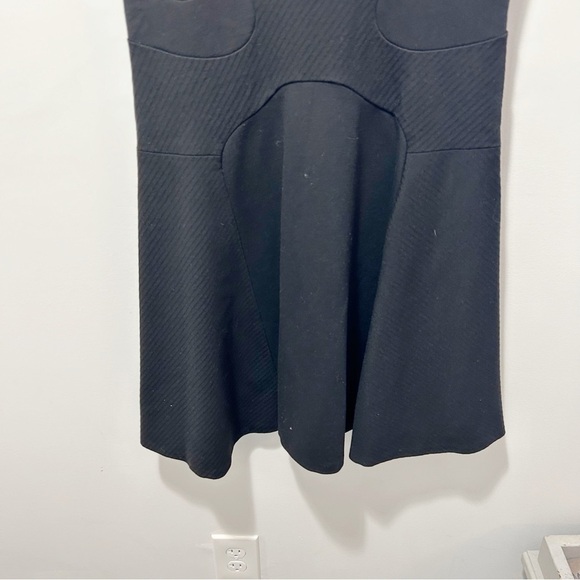 Diane Von Furstenberg Fit and Flare Black Dress Size 6 Little Black Dress Career - Picture 7 of 16